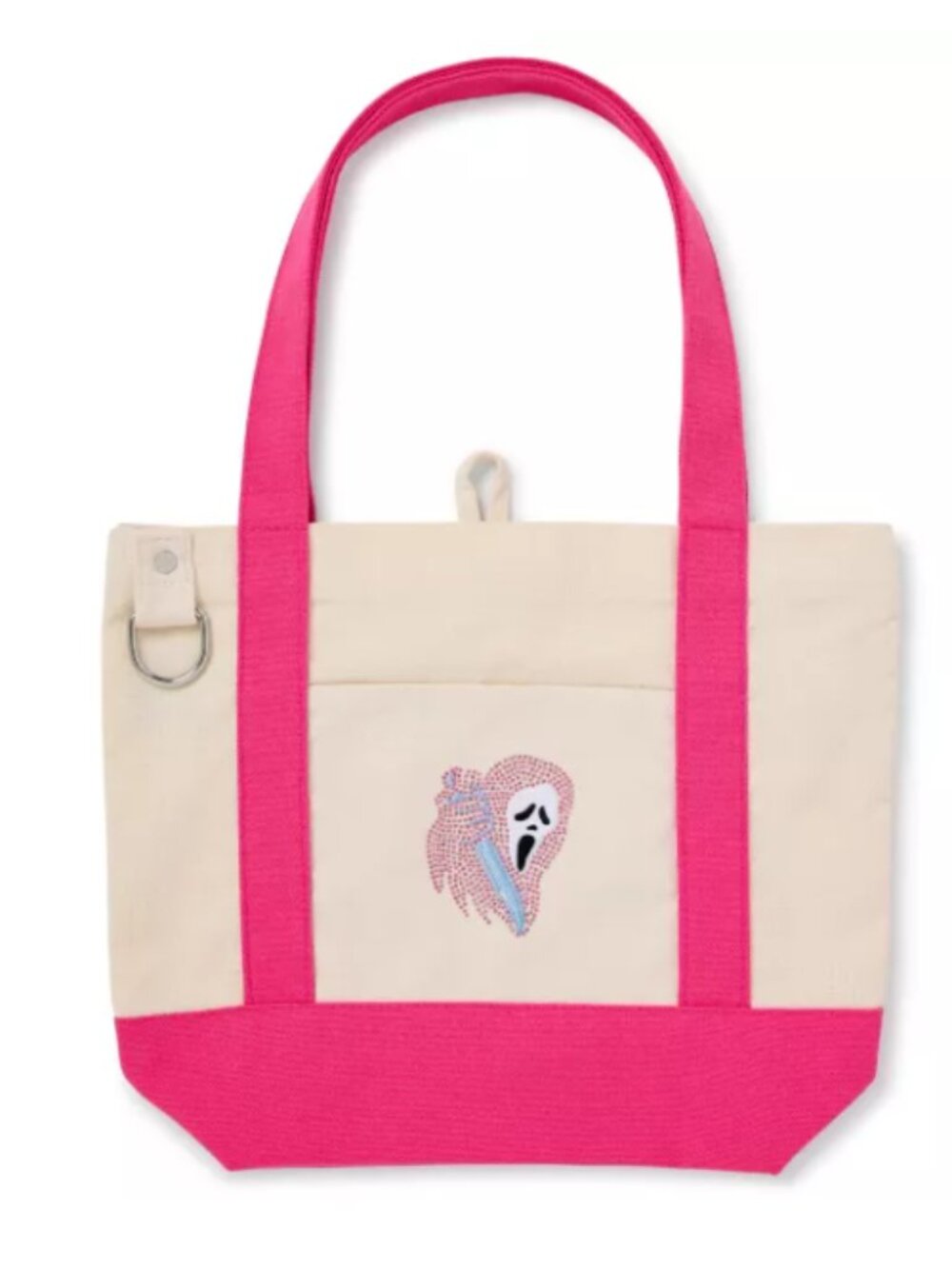 New Ghost Face Rhinestone Mini Tote Bag